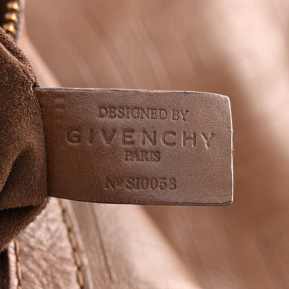 Givenchy Calfskin Embossed Hobo Brown 7 of 15