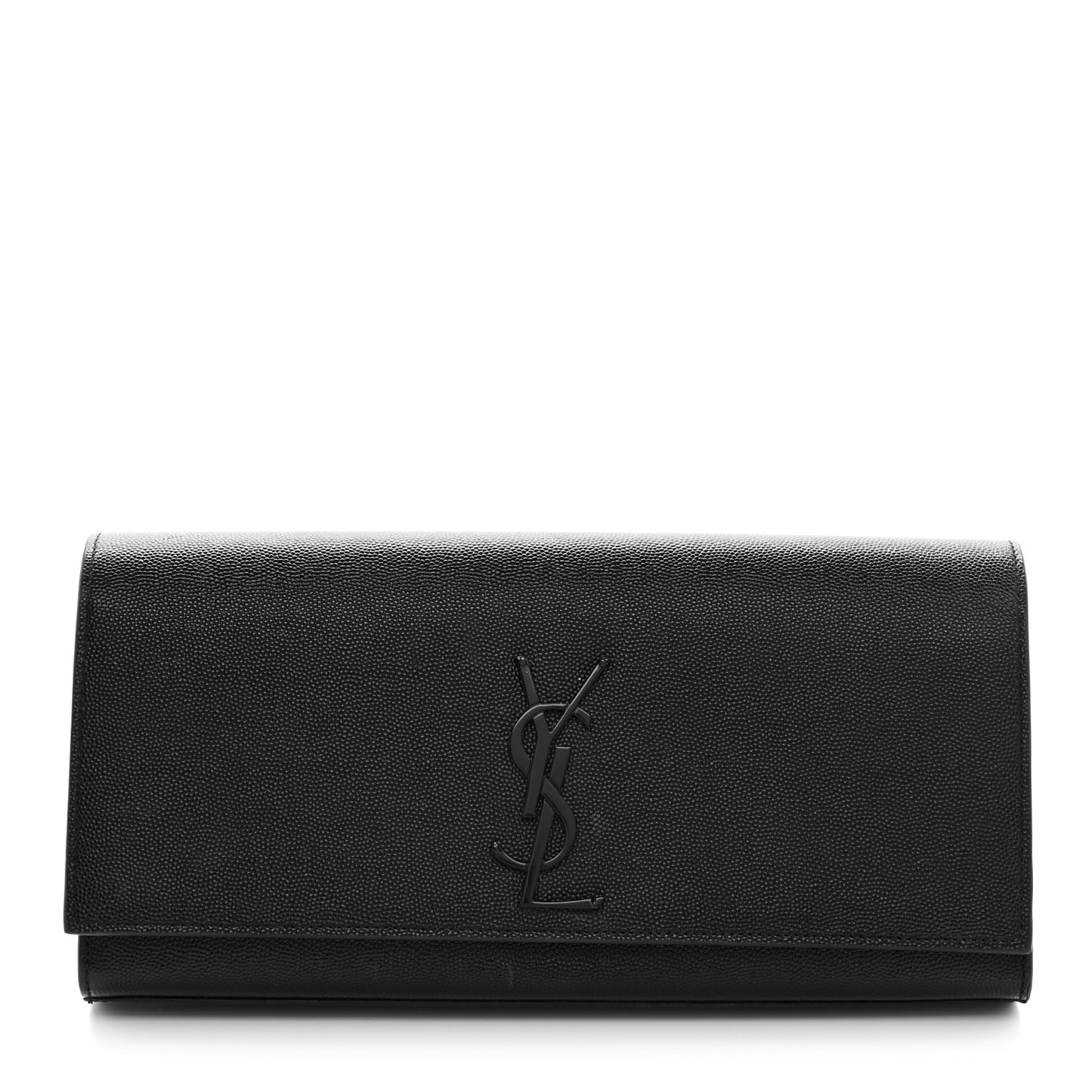Grain De Poudre Monogram Cassandre Clutch Black