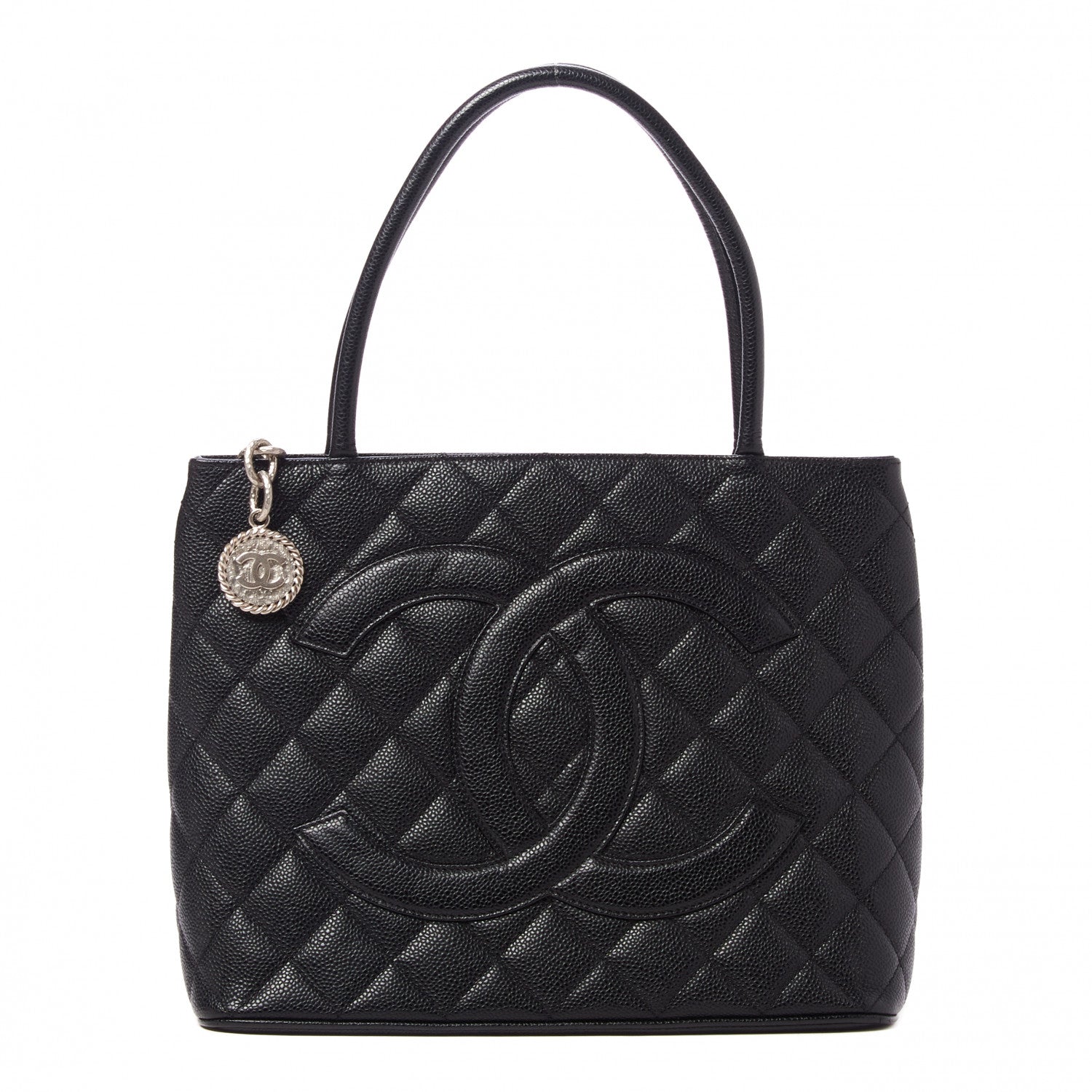 Chanel Caviar Quilted Medallion Tote Black 1 of 9