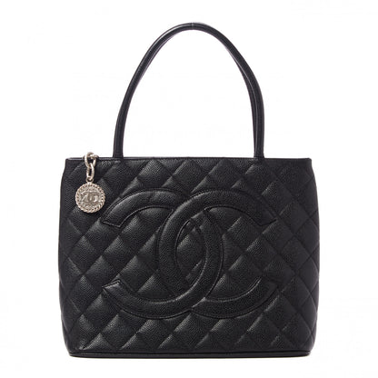 Chanel Caviar Quilted Medallion Tote Black 1 of 9