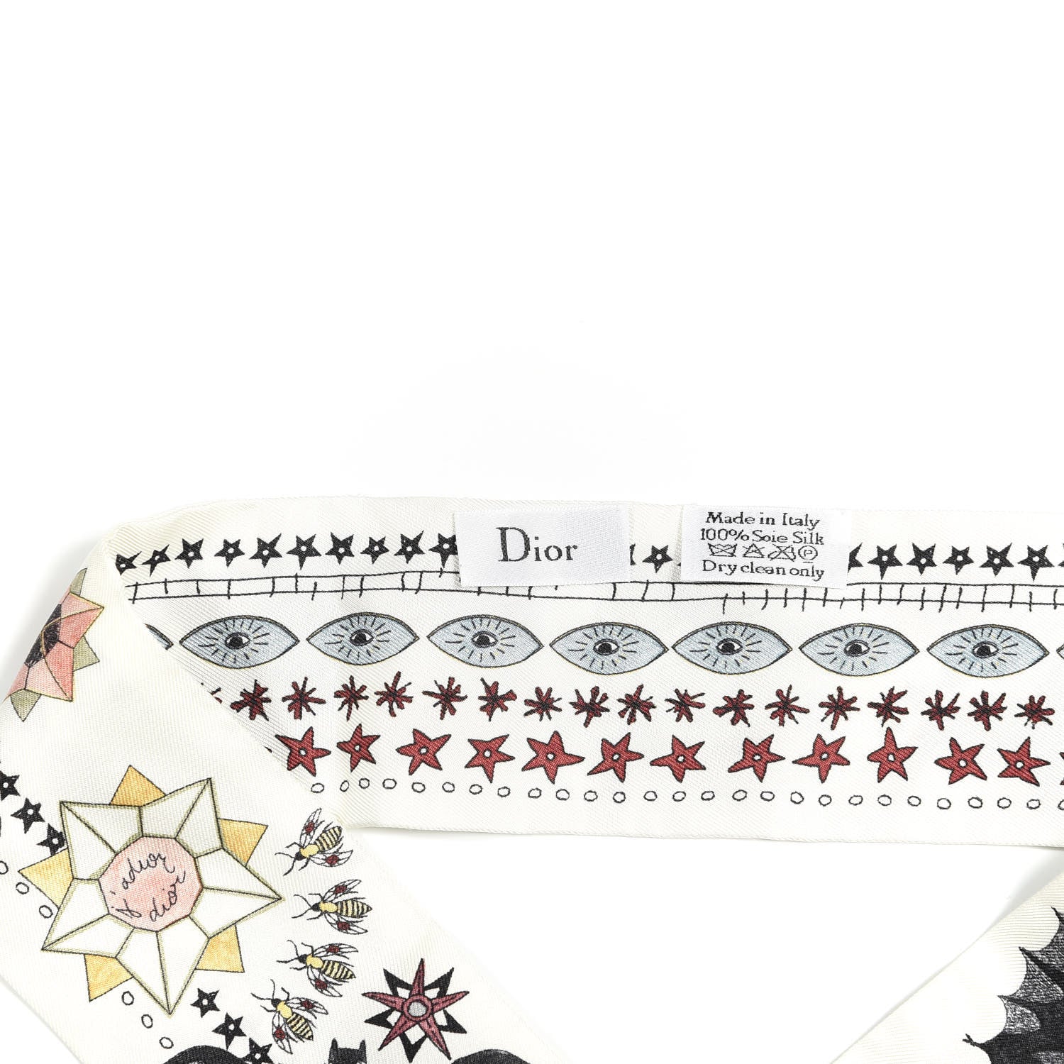 Christian Dior Silk Le Diable Mitzah Scarf 2 of 4