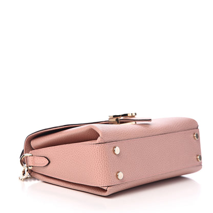 Gucci Dollar Calfskin Interlocking G Top Handle Shoulder Bag Soft Pink 3 of 9