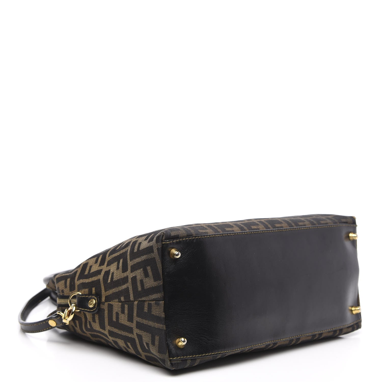 Fendi Zucca Top Handle Tote Tobacco 5 of 11