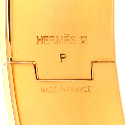 Hermes Enamel Wide Clic Clac H Bracelet PM Vert Anis 5 of 5