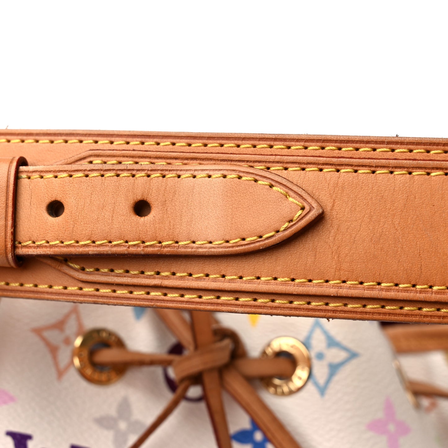 Monogram Multicolor Petit Noe White