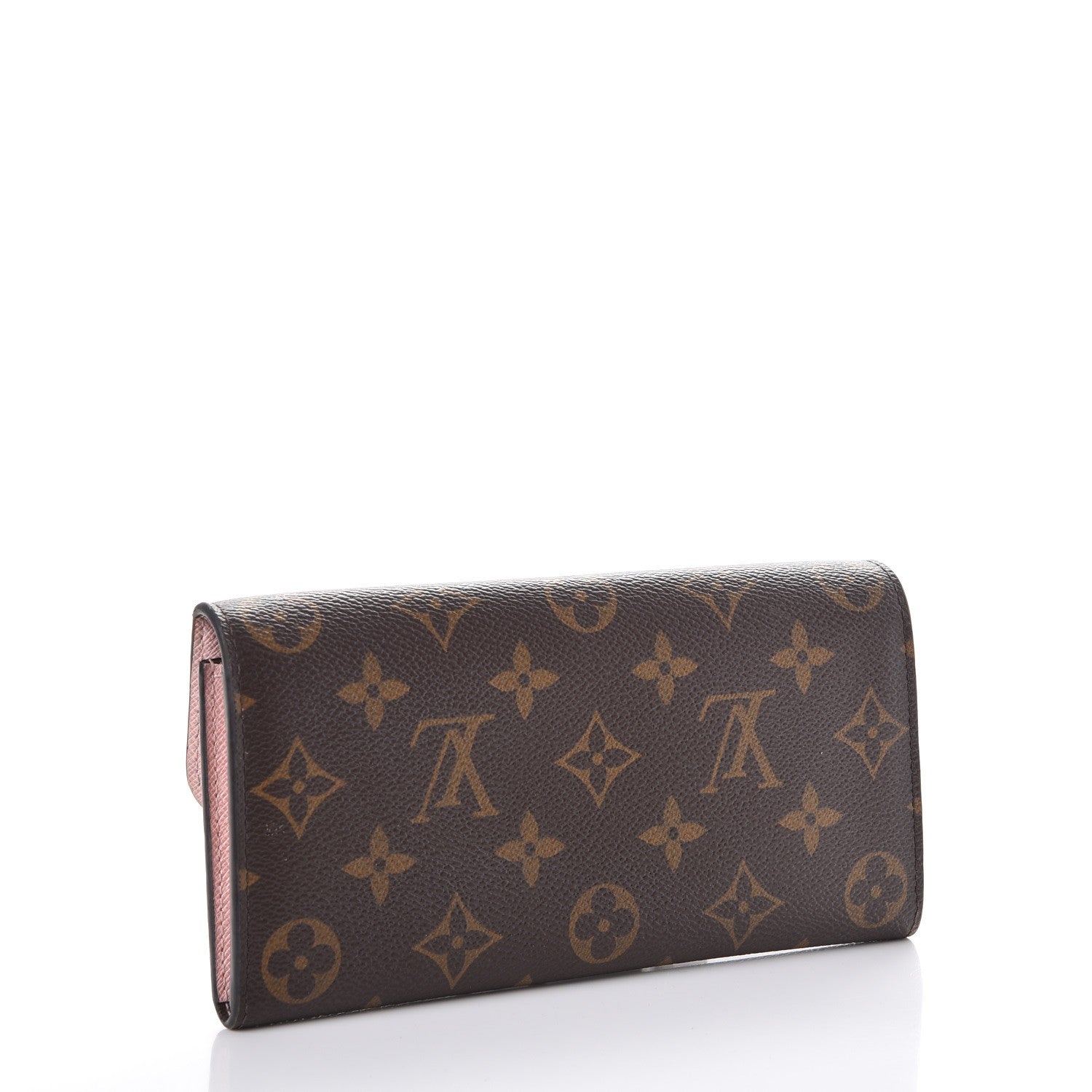Louis Vuitton Monogram Emilie Wallet Rose Ballerine 3 of 9