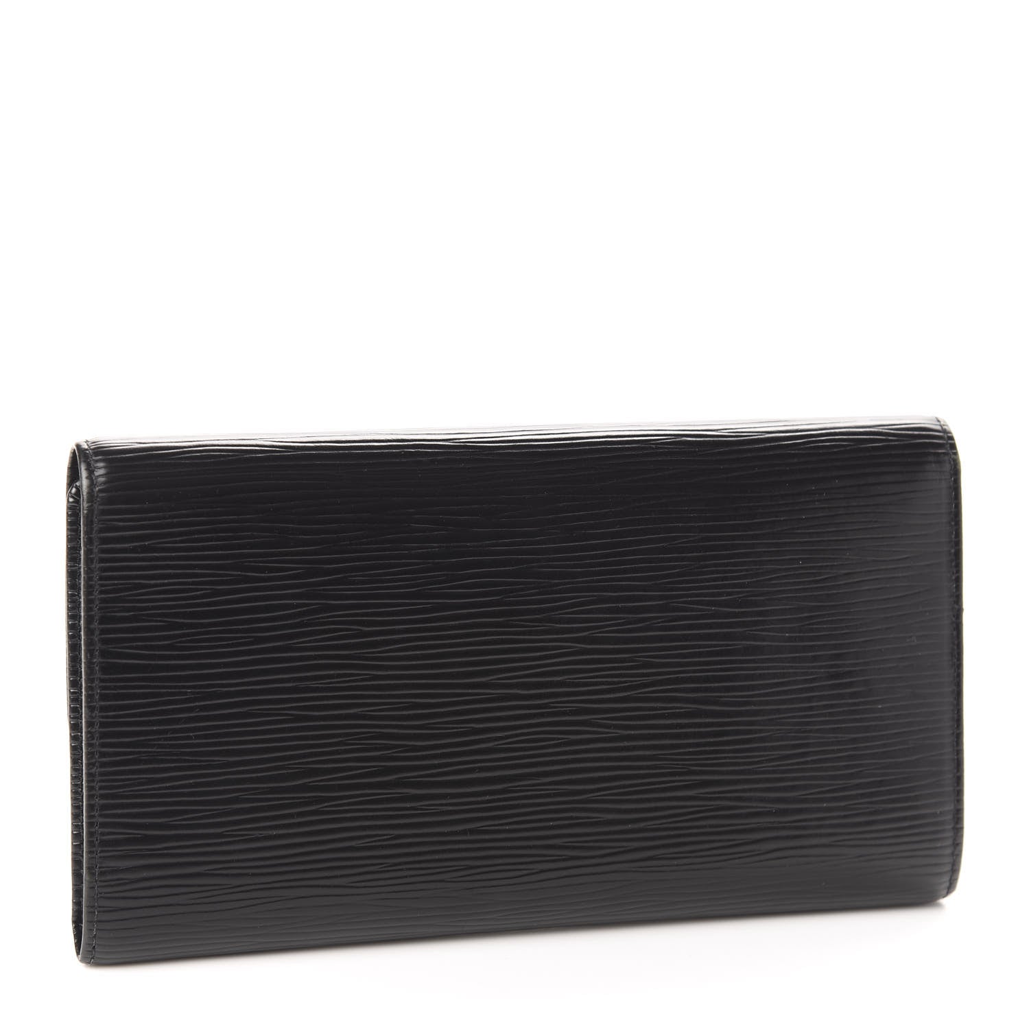 Louis Vuitton Epi Porte Tresor International Wallet Black 2 of 8