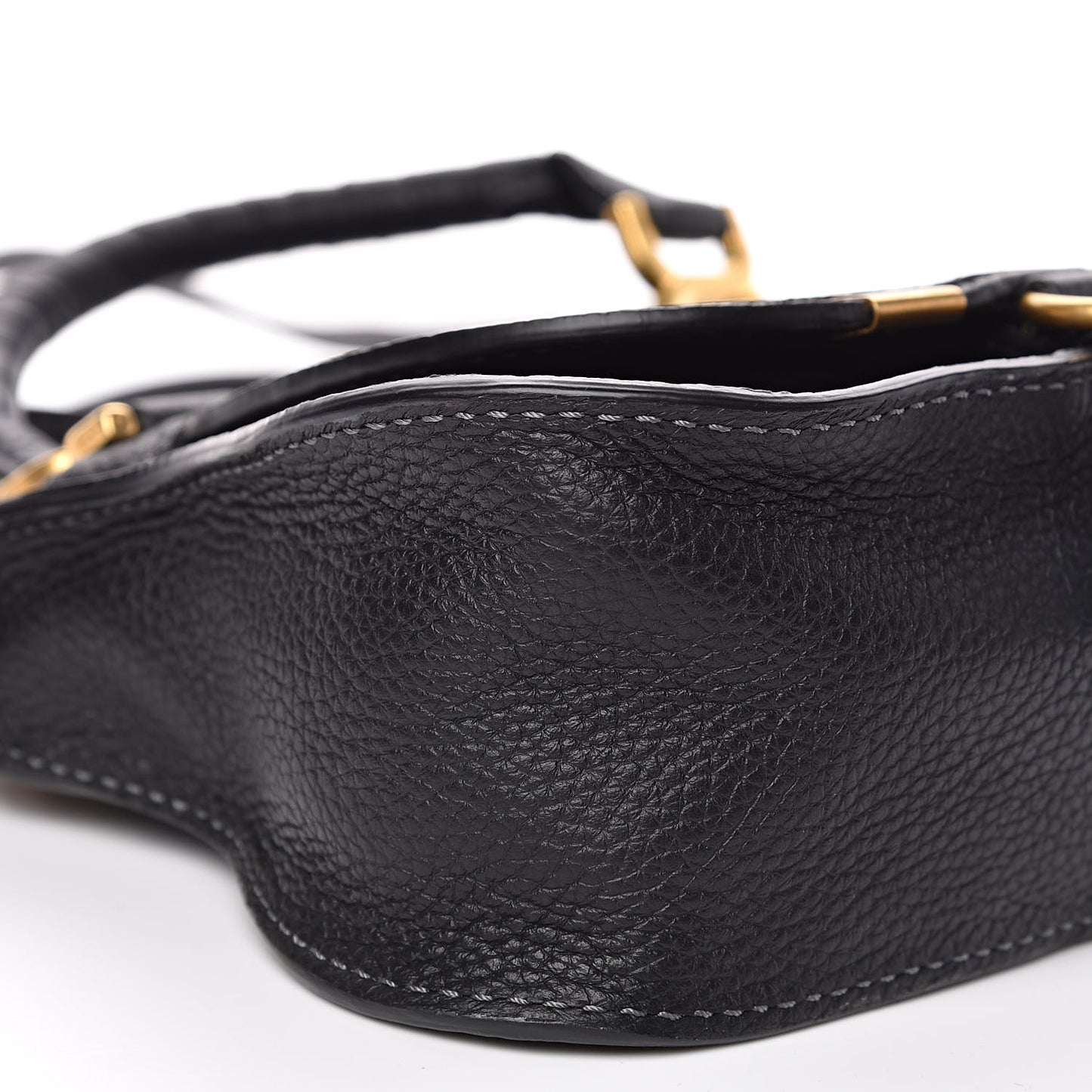 Calfskin Mini Marcie Satchel Black