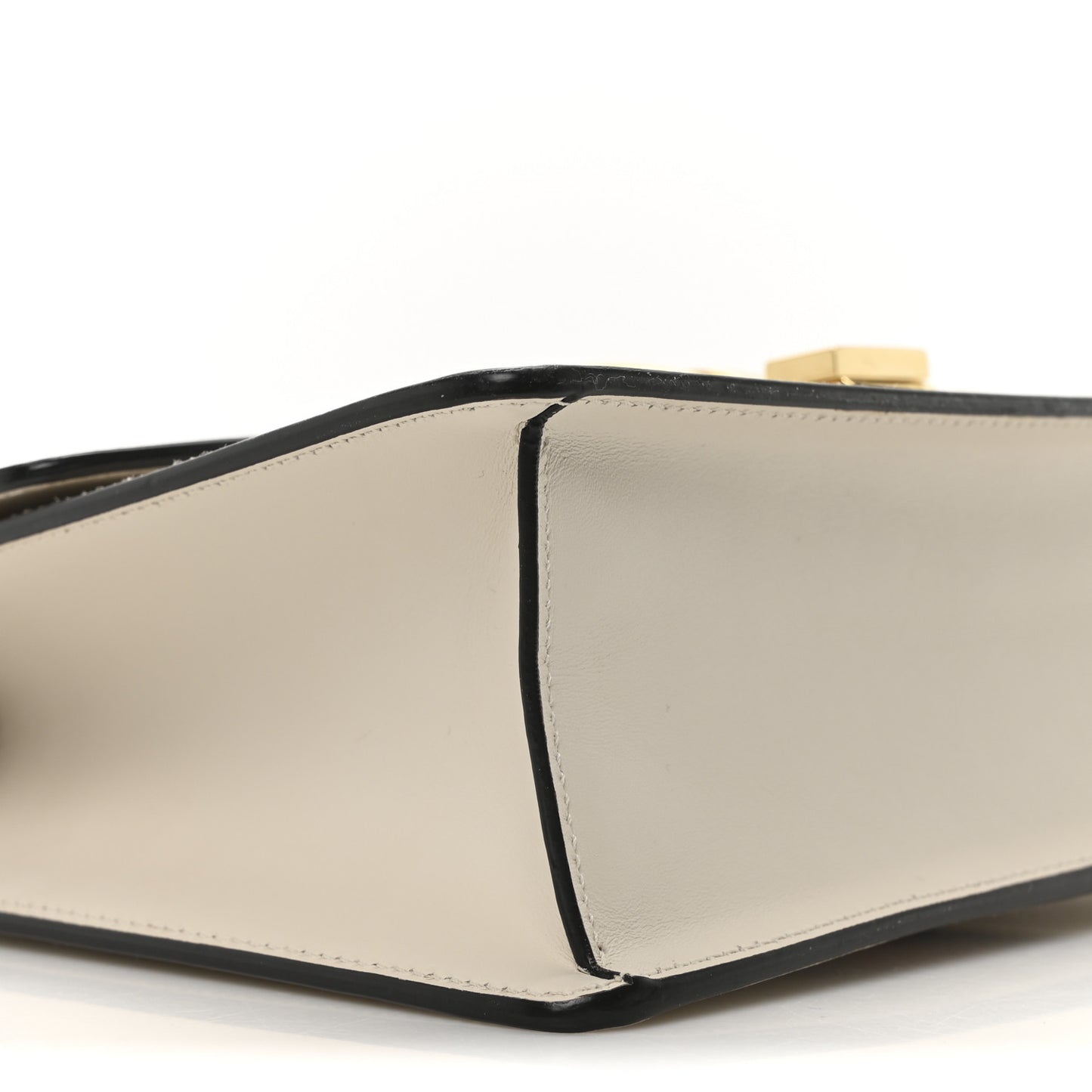 Calfskin Small Sylvie Shoulder Bag Off White