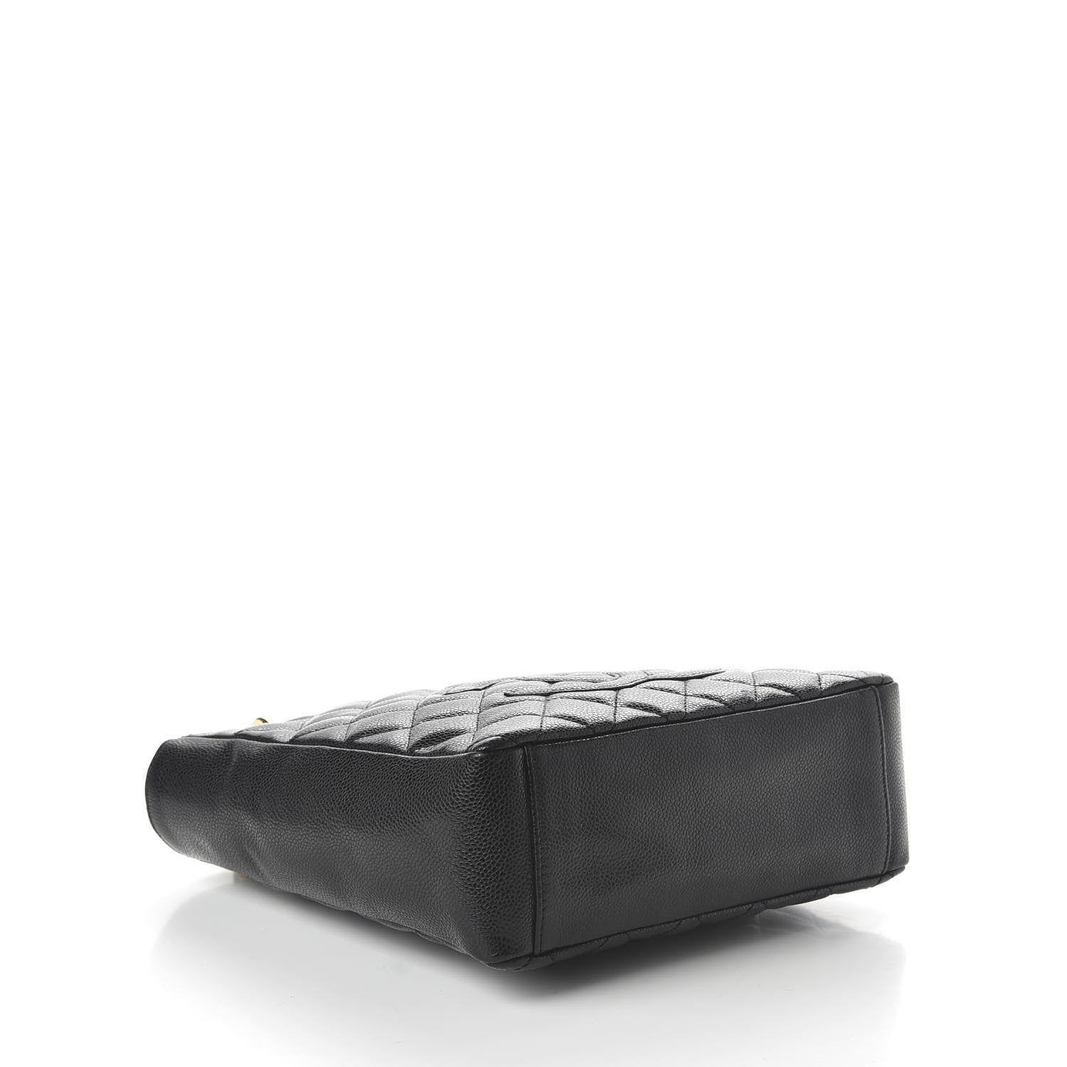 Chanel Caviar Quilted Petit Shopping Tote PST Black 4 of 10
