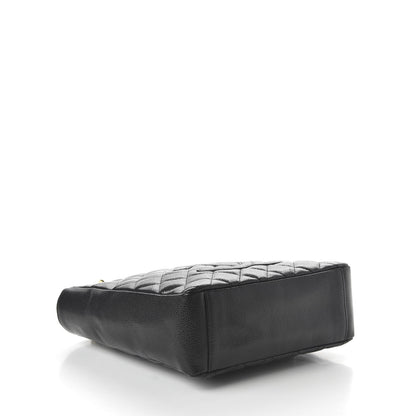Chanel Caviar Quilted Petit Shopping Tote PST Black 4 of 10
