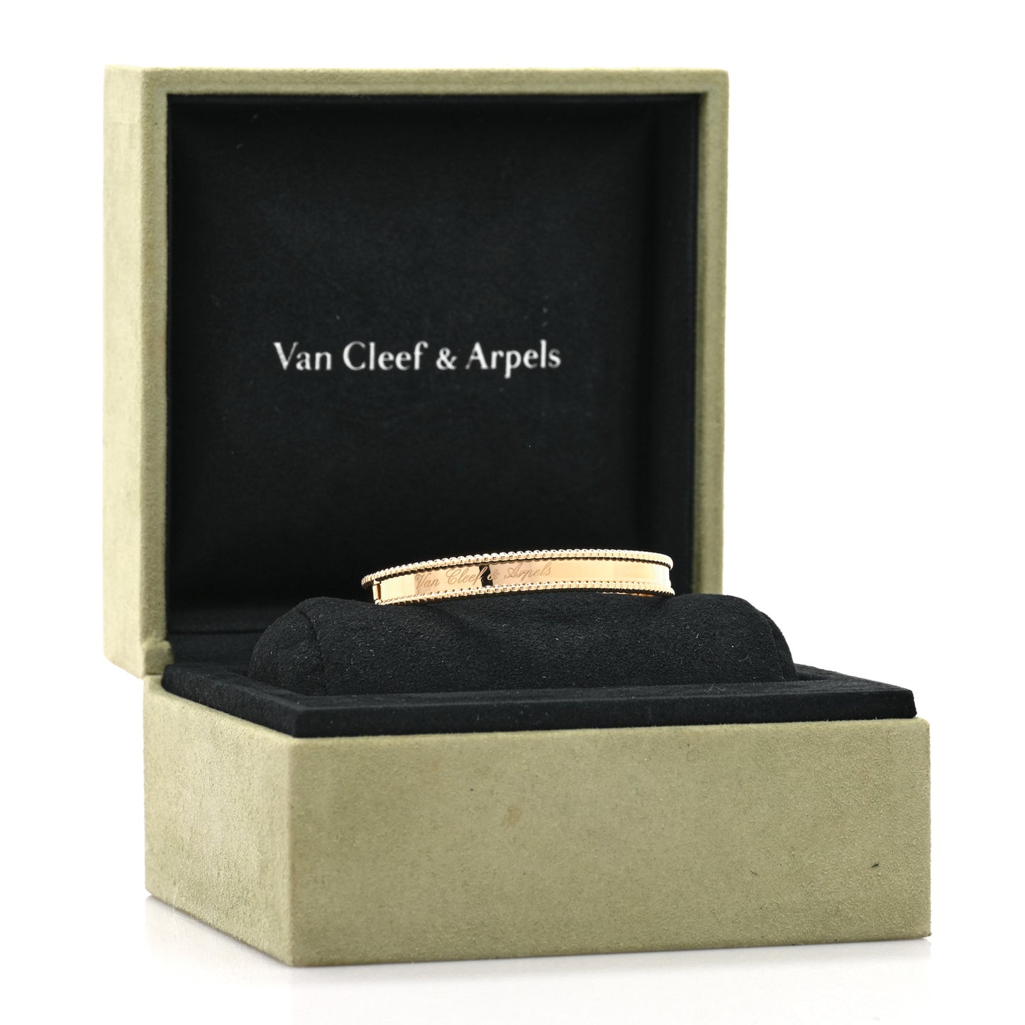 18K Yellow Gold Perlee Signature Bangle Bracelet S
