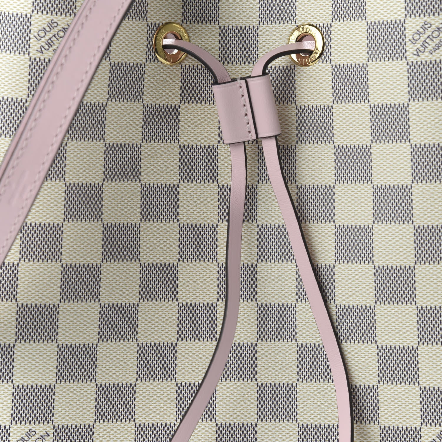 Louis Vuitton Damier Azur Neonoe MM Eau De Rose 8 of 10