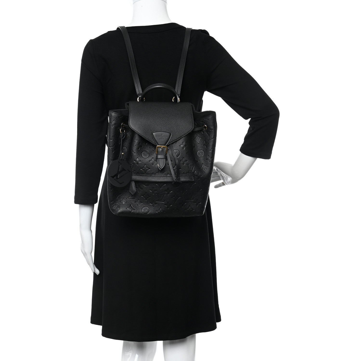 Louis Vuitton Empreinte Montsouris NM Backpack Black 2 of 9