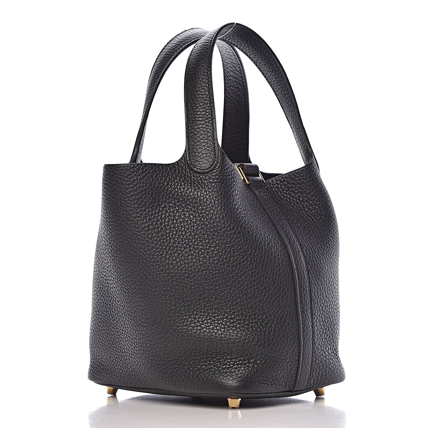 Hermes Taurillon Clemence Picotin Lock 18 PM Black 3 of 10