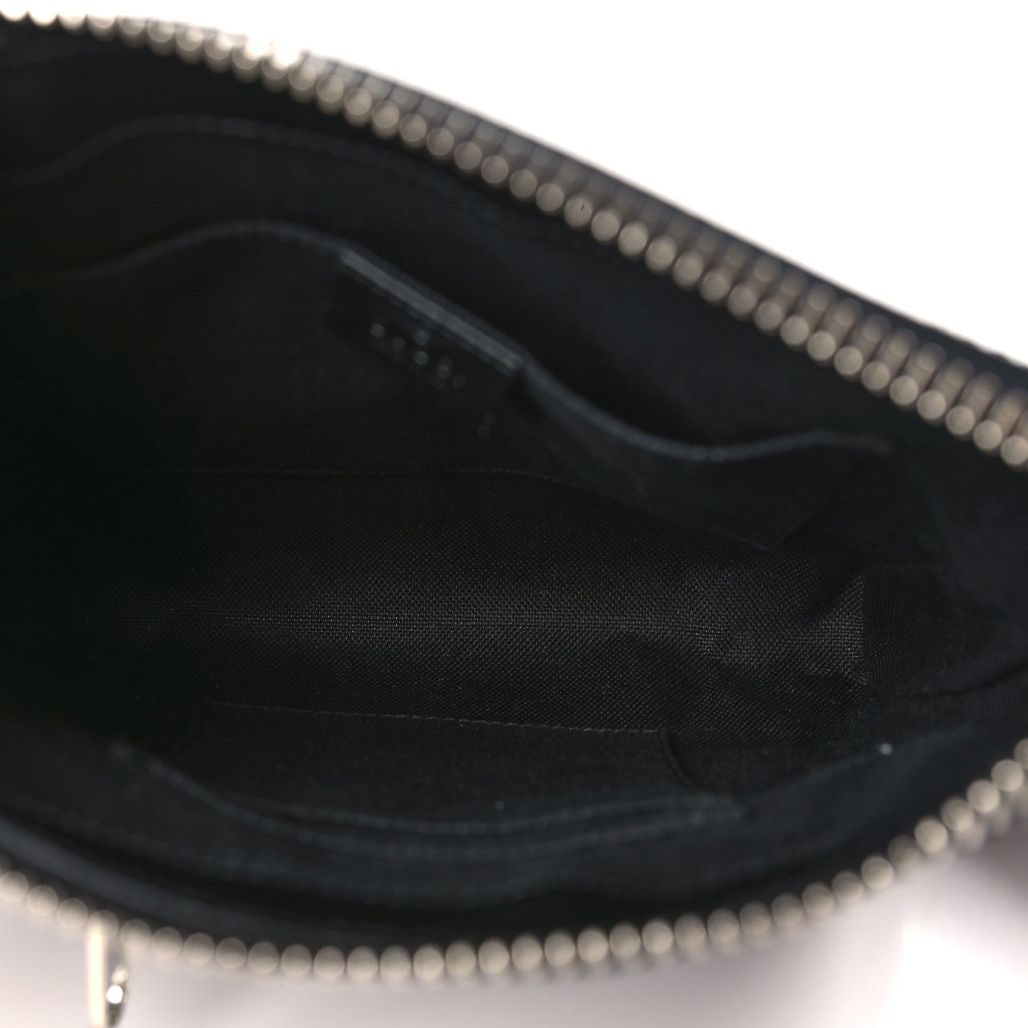 Gucci GG Supreme Monogram Web Small Flat Messenger Bag Black Grey 5 of 9