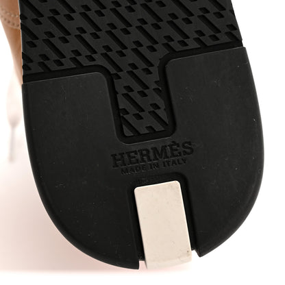 Hermes Calfskin Suede Womens Trail Sneakers 37 Multicolor 7 of 10