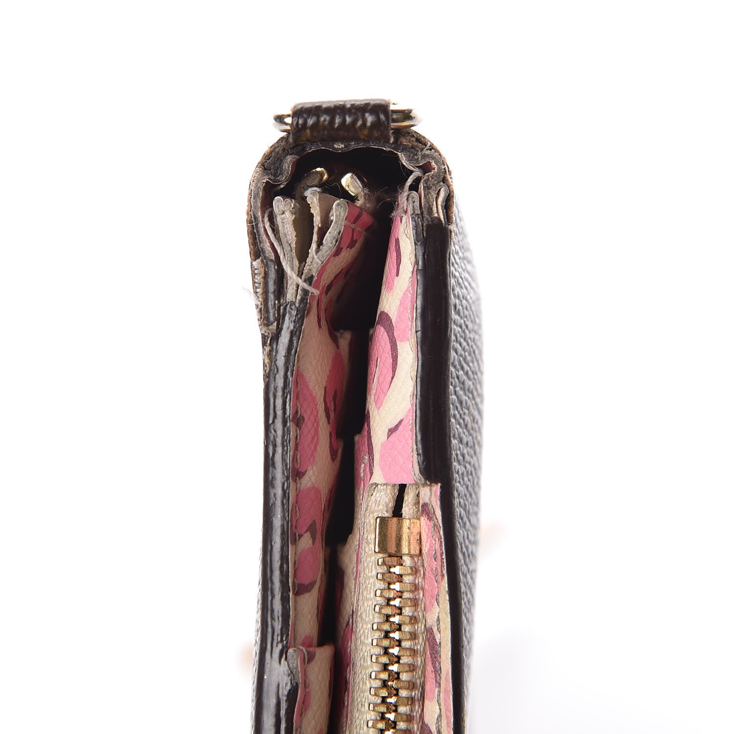 Louis Vuitton Monogram Leopard Insolite Wallet Blanc Corail 10 of 11