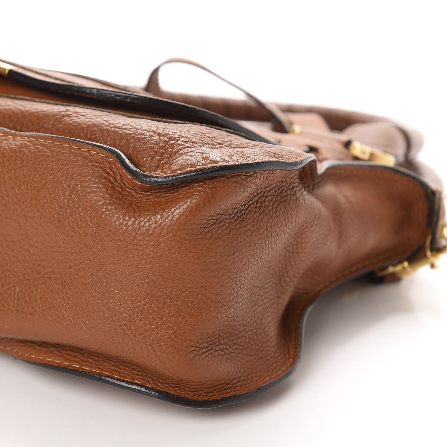 Calfskin Medium Marcie Satchel Tan