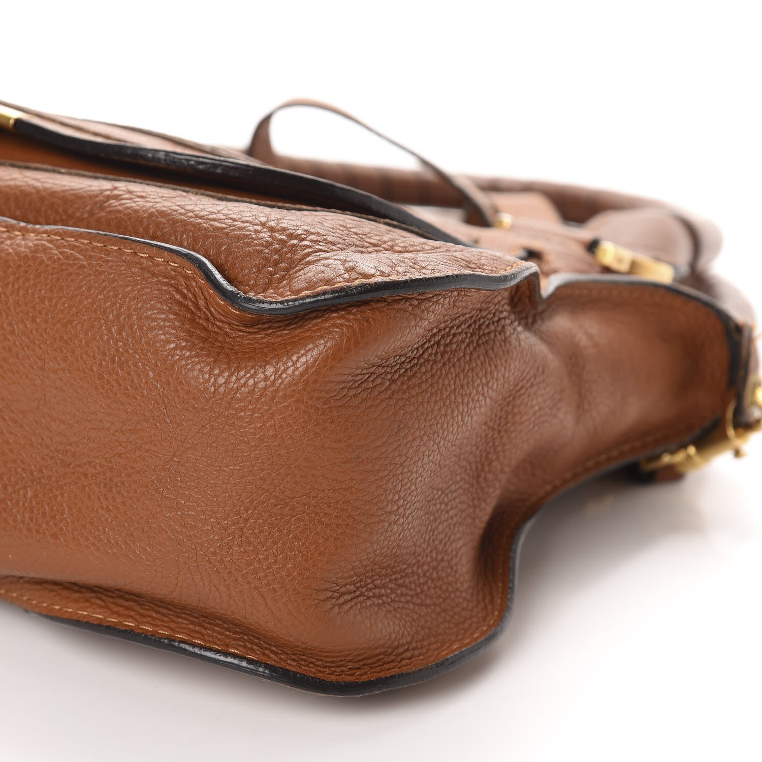 Chloe Calfskin Medium Marcie Satchel Tan 7 of 11