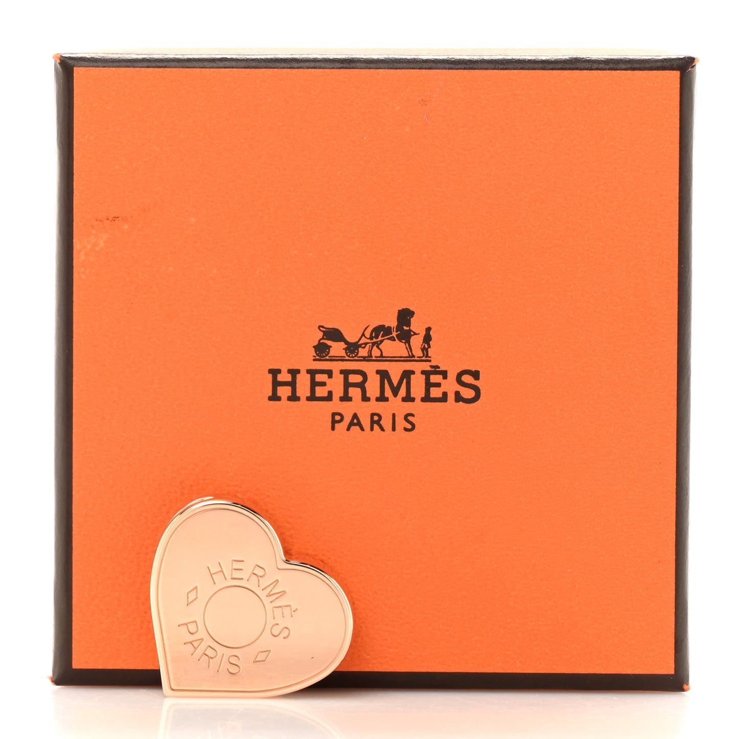 Rose Gold Plated Brass Mini Coeur Twilly Scarf Ring