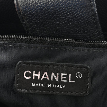 Chanel Calfskin Cerf Executive Shopper Tote Black 6 of 10