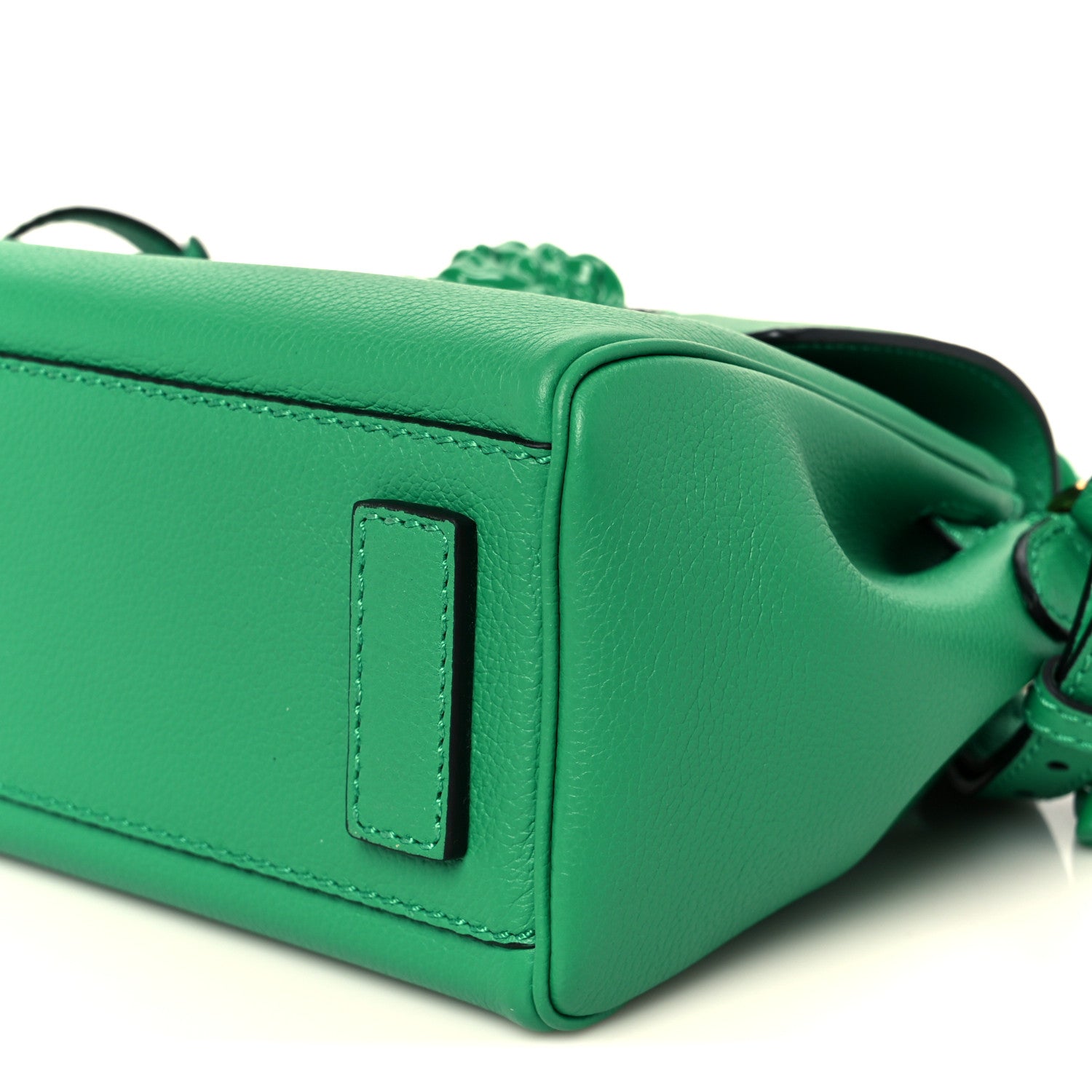 Versace Grained Calfskin Small La Medusa Bag Green 11 of 11