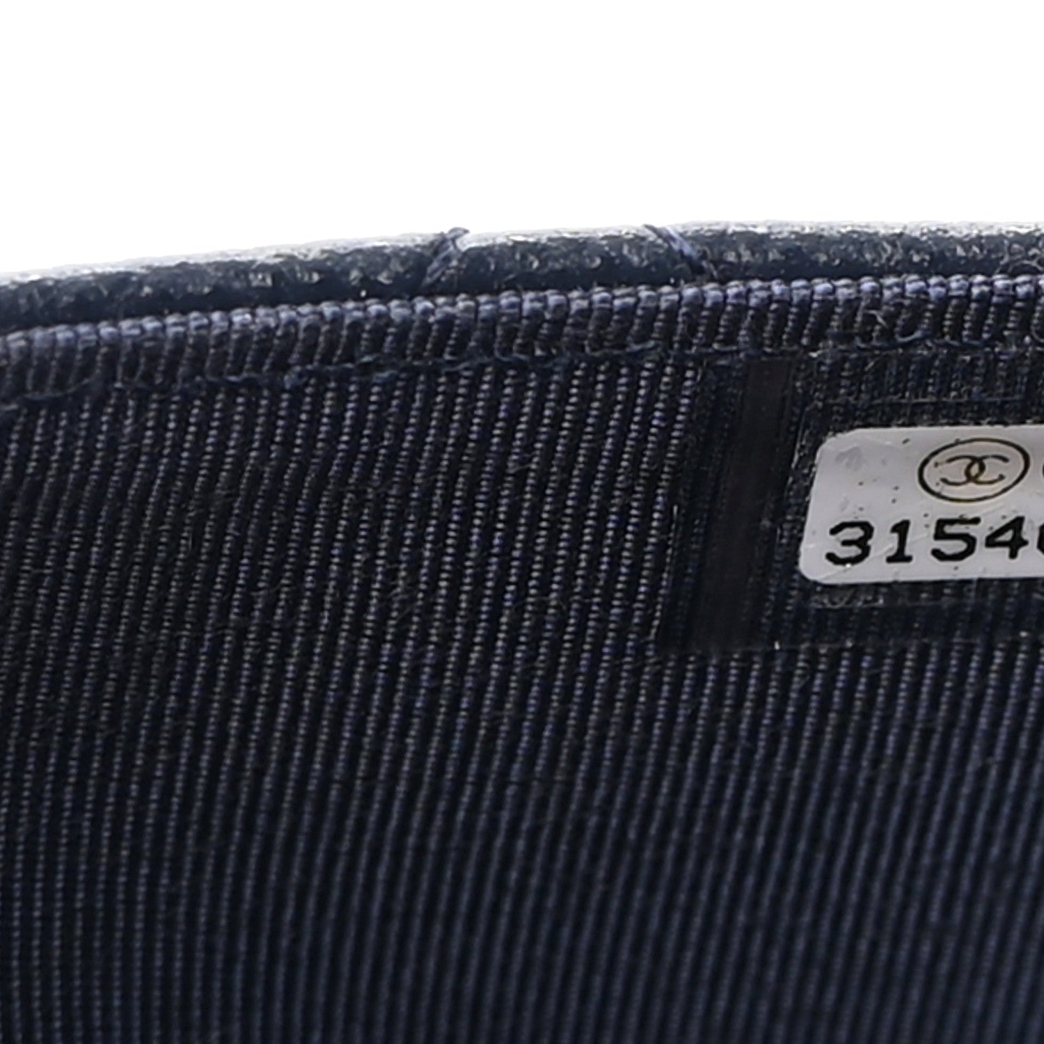 Chanel Caviar Quilted Flap Card Holder Wallet Navy 9 of 9