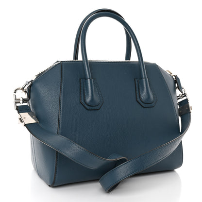 Givenchy Sugar Goatskin Small Antigona Oil Blue 3 of 9
