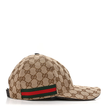 Gucci Monogram Web Baseball Hat M Beige Cocoa 4 of 9