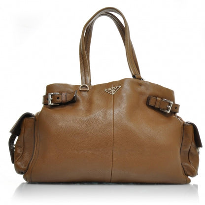 Prada Vitello Daino Leather Shoulder Bag 1 of 9