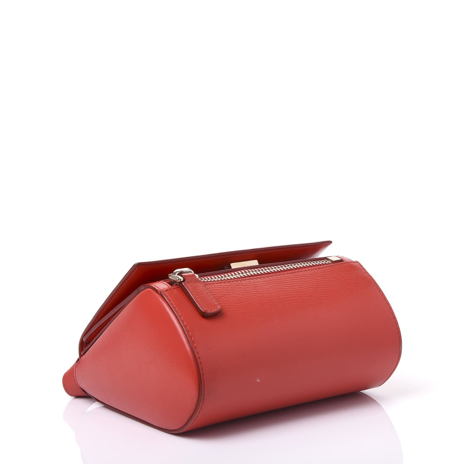 Givenchy Textured Calfskin Mini Pandora Box Crossbody Bag Red 3 of 9