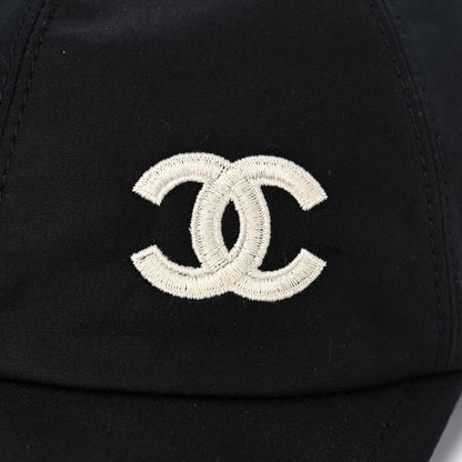Chanel Cotton CC Cap Hat Black 7 of 10