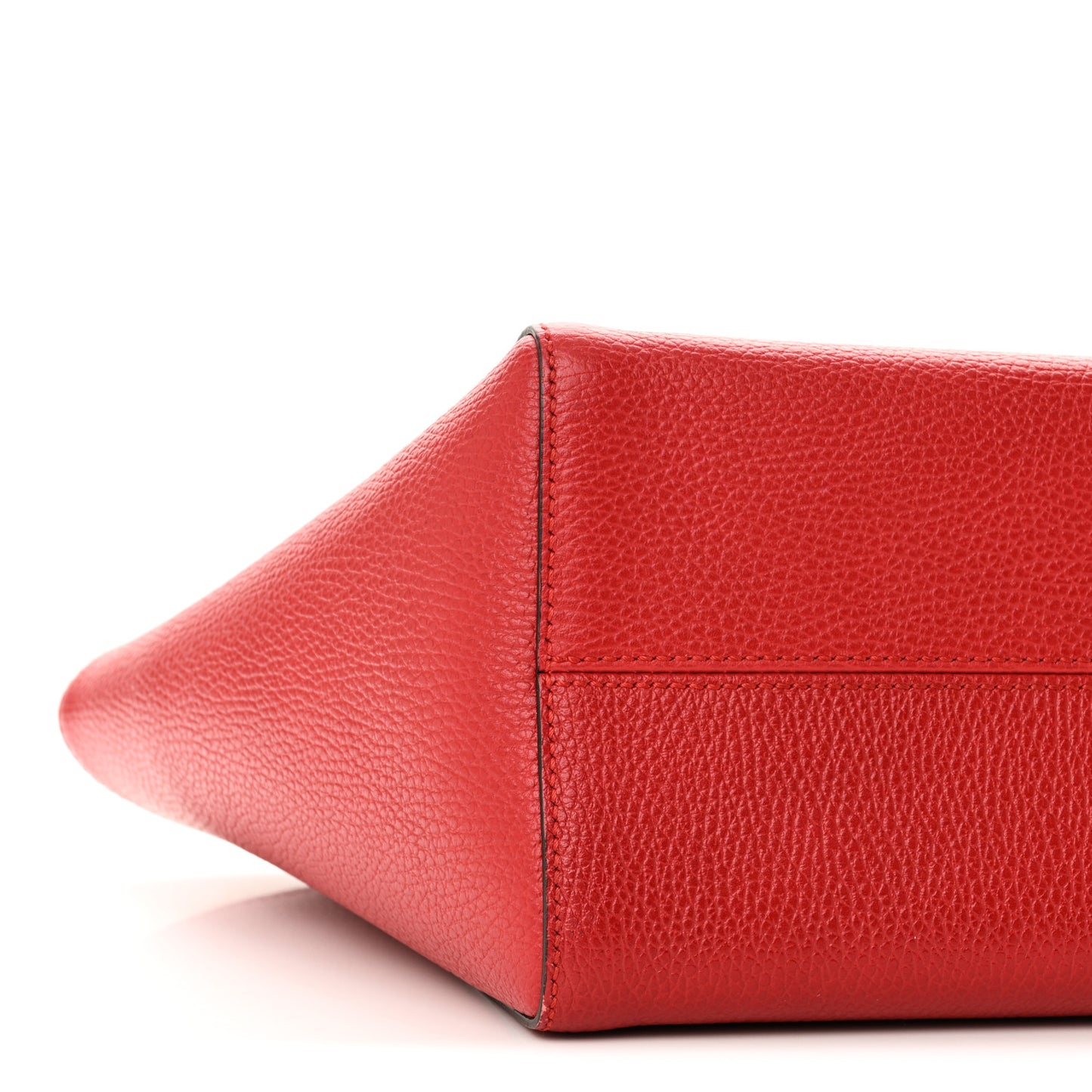 Dollar Calfskin Small Swing Tote Red