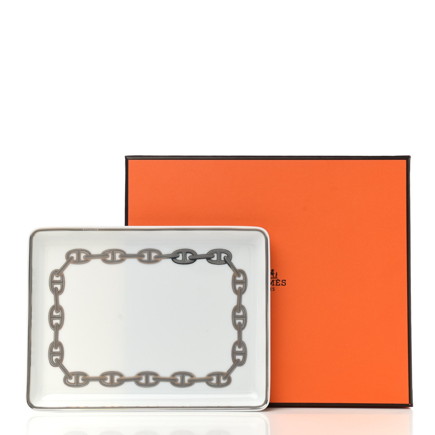 Hermes Porcelain Chaine d' Ancre Sushi Plate 15 of 15