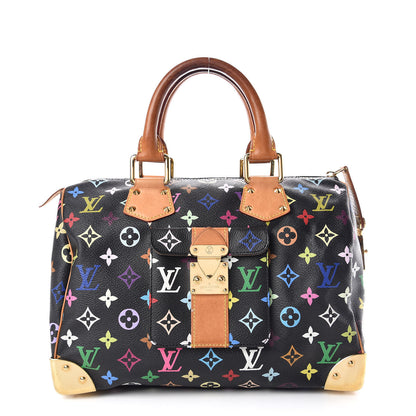 Louis Vuitton Monogram Multicolor Speedy 30 Black 1 of 18