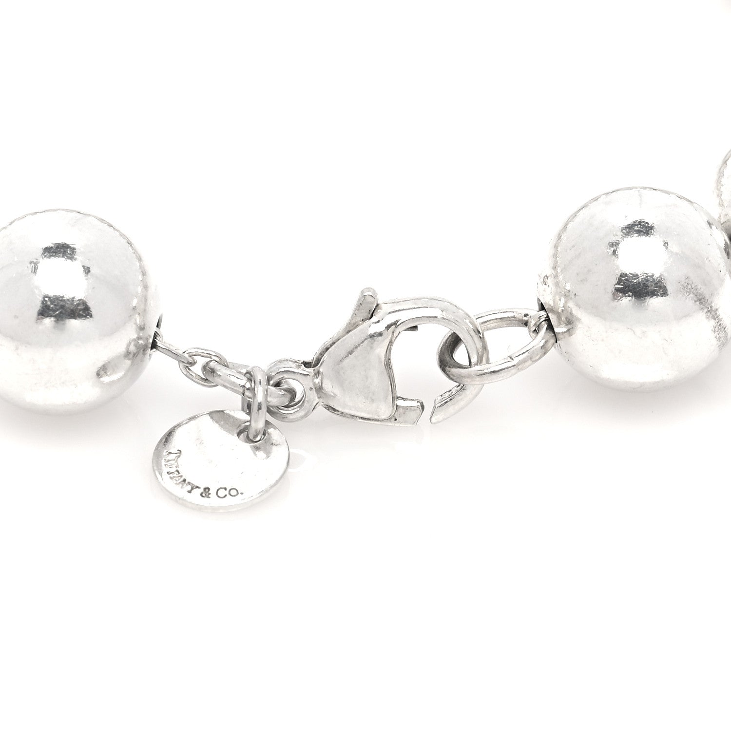 Tiffany Sterling Silver 10mm HardWear Ball Bracelet 4 of 5