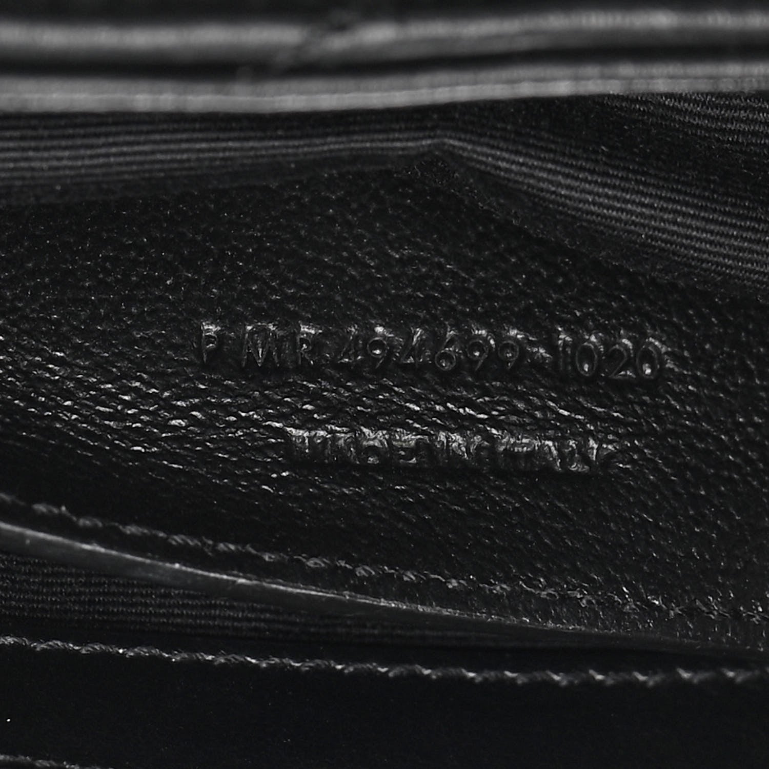 Saint Laurent Calfskin Y Quilted Monogram Monochrome Small Loulou Chain Satchel Black 6 of 12