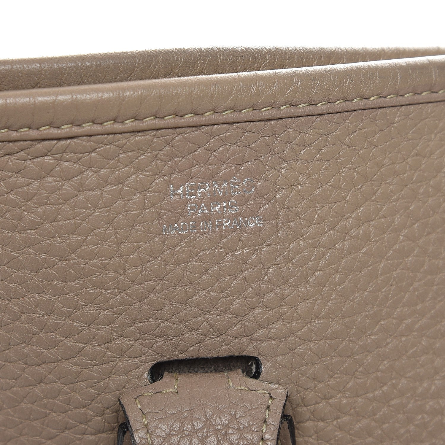 Hermes Taurillon Clemence Evelyne III PM Gris Tourterelle 6 of 7