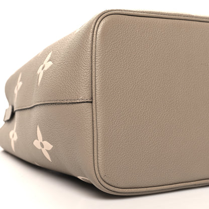 Louis Vuitton Empreinte Monogram Giant Neonoe MM Tourterelle Creme 7 of 10