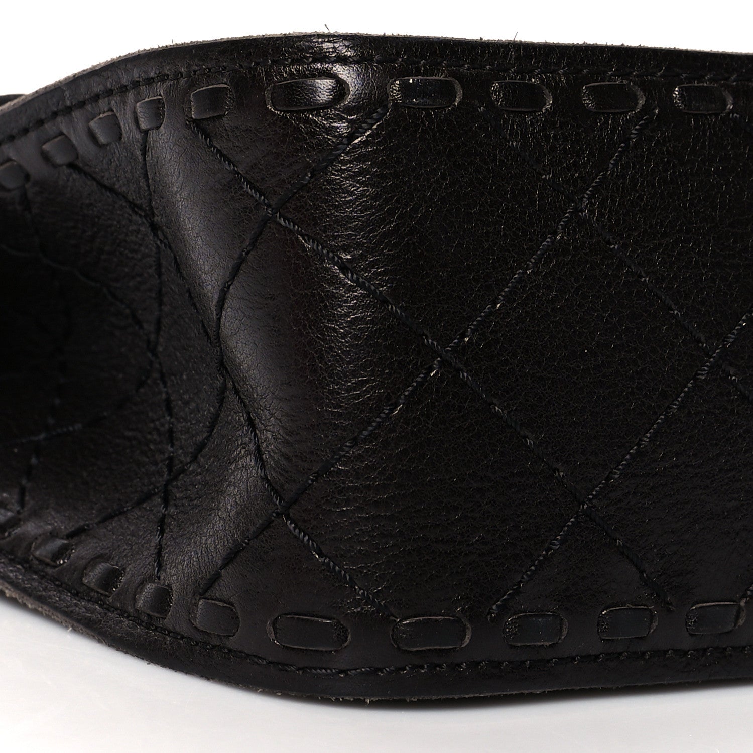 Chanel Calfskin Stitched Large Vintage Flap Dark Brown 9 of 10