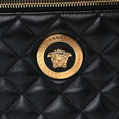 Versace Nappa Quilted Medusa Belt Bag Black 10 of 10
