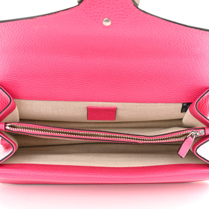 Gucci Pebbled Calfskin Embellished Guccify Small Dionysus Shoulder Bag Rosa 5 of 10