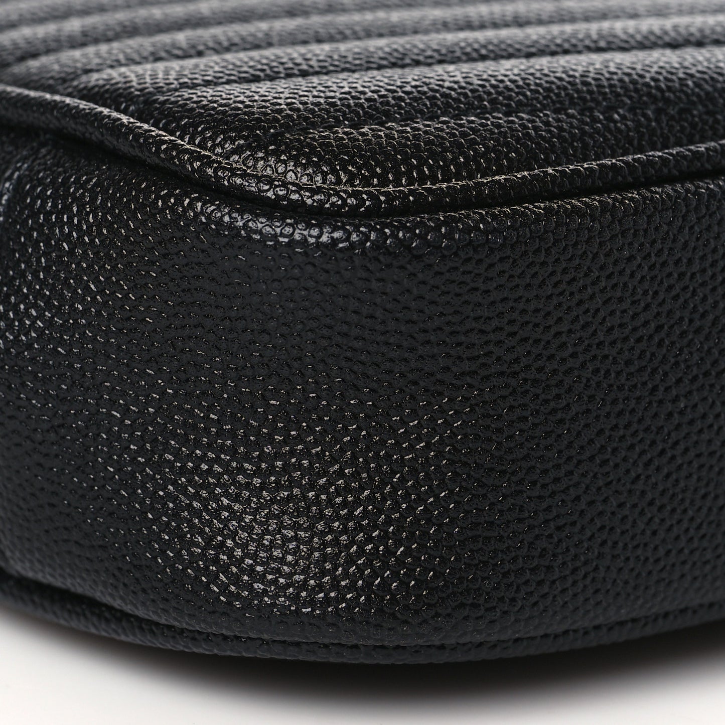 Grain De Poudre Matelasse Monochrome Monogram Mini Lou Camera Bag Black