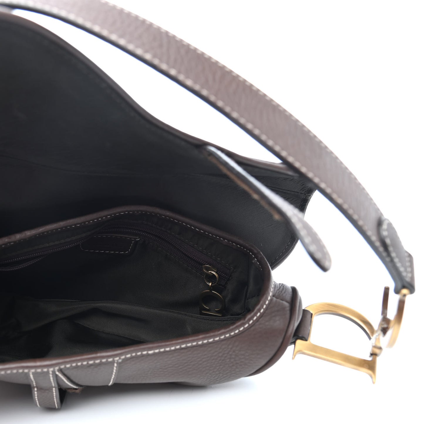 Calfskin Saddle Bag Brown