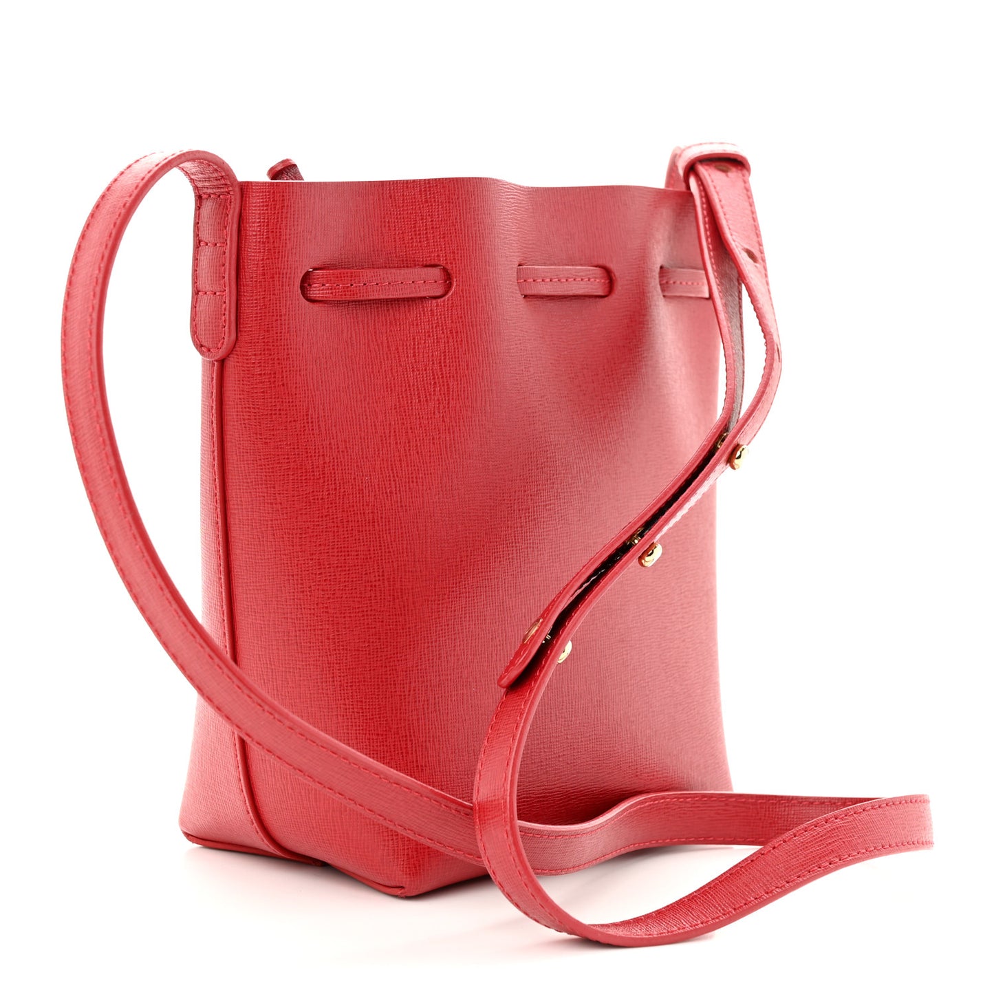 Calfskin Mini Mini Bucket Bag Flamma