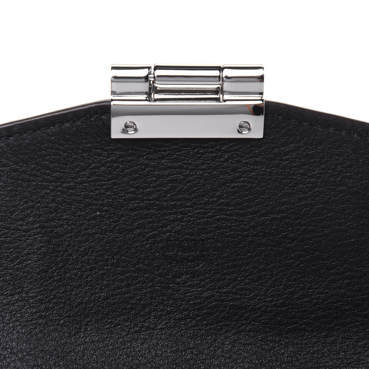 MCM Calfskin Ottomar Large Patricia Wallet On Chain Black 6 of 12