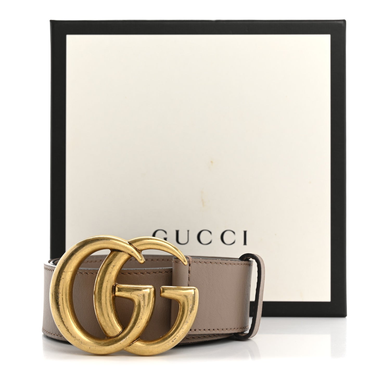 Calfskin Double G 40mm Belt 90 36 Porcelain Rose