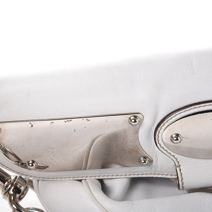 Gucci Calfskin Romy Shoulder Bag Hobo White 8 of 10