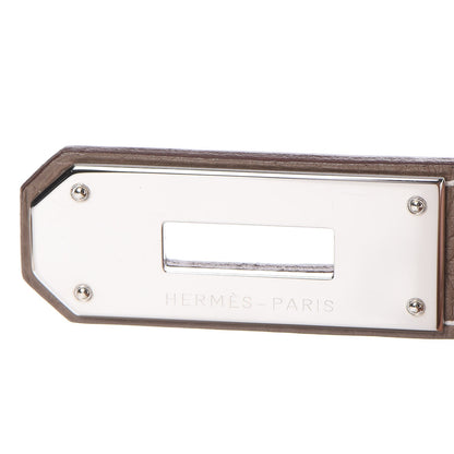 Hermes Taurillon Clemence Retourne Kelly 40 Etoupe 18 of 36